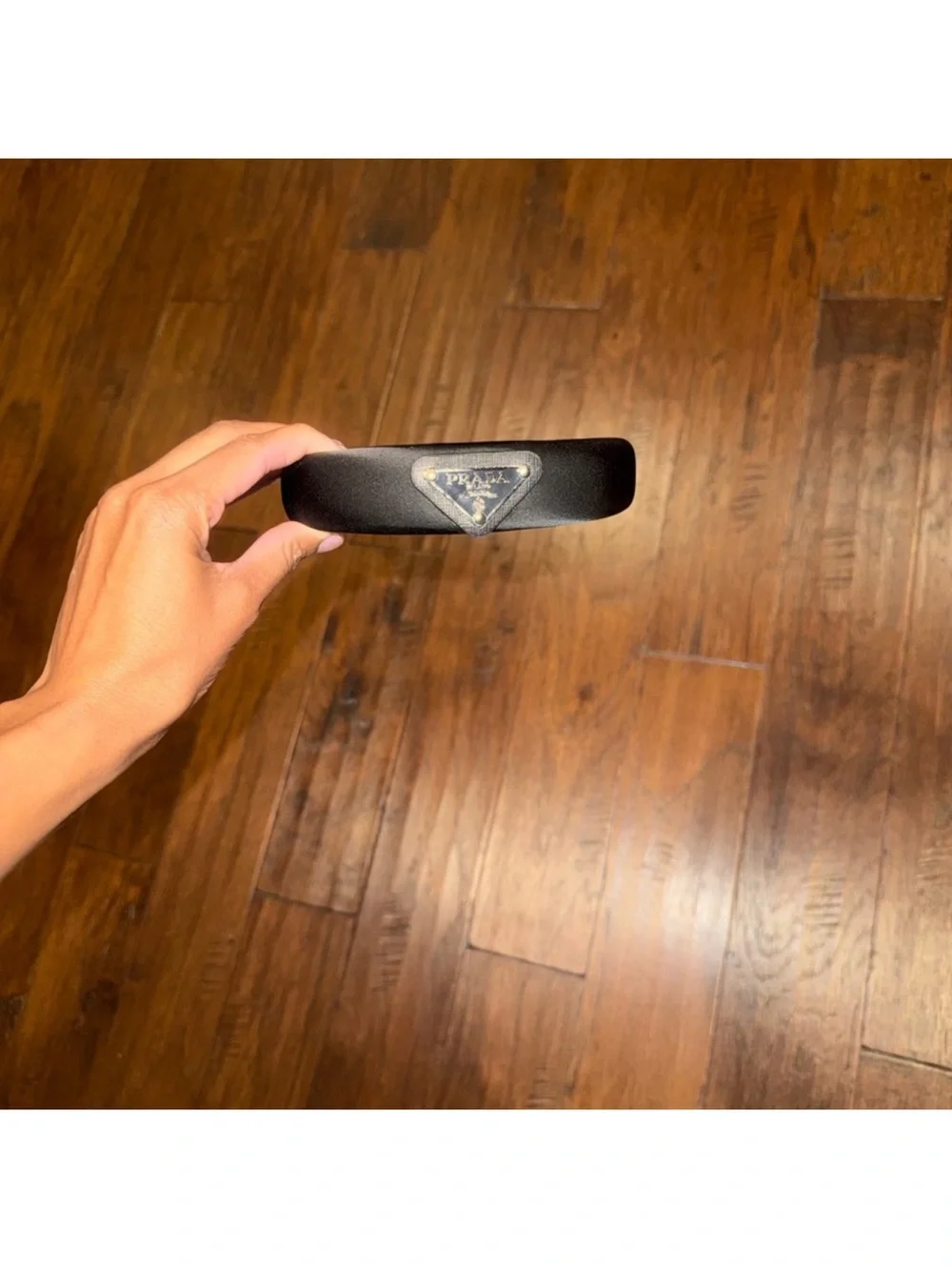 Luxury Black Logo Triangle Headband